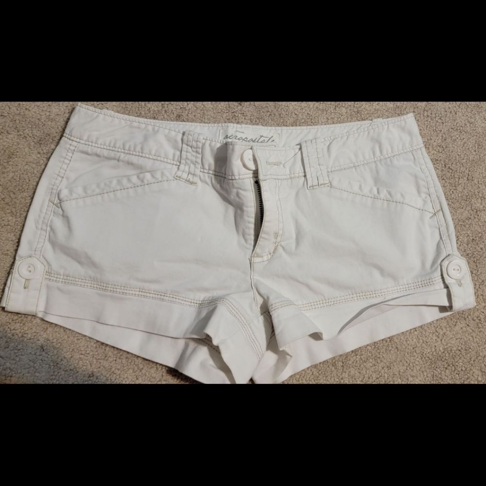 Aeropostale white shorts